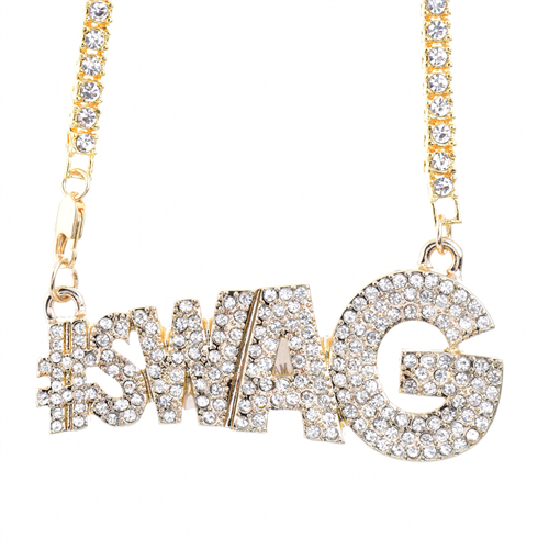 FULL STONE PENDANT AND CHAIN SET / MP 723