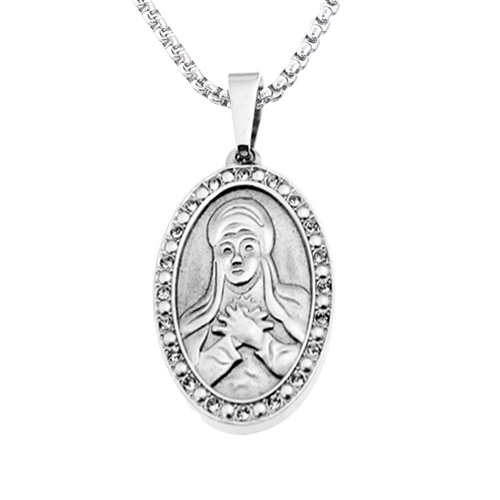 STAINLESS STEEL PENDANT & CHAIN SET / SCP 042