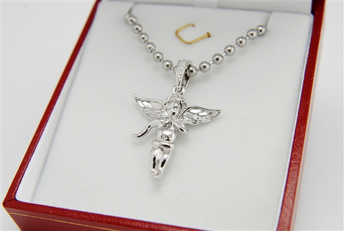 925 STERLING SILVER PENDANT & BALL CHAIN SET / SHPS 710