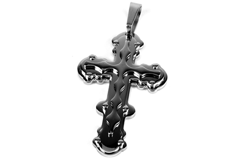 STAINLESS STEEL CROSS PENDANT / SSC 013