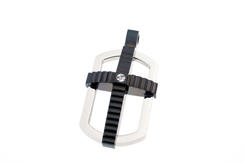 STAINLESS STEEL CROSS PENDANT / SSC 032