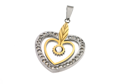 STAINLESS STEEL PENDANT (HEART) / SSC 200
