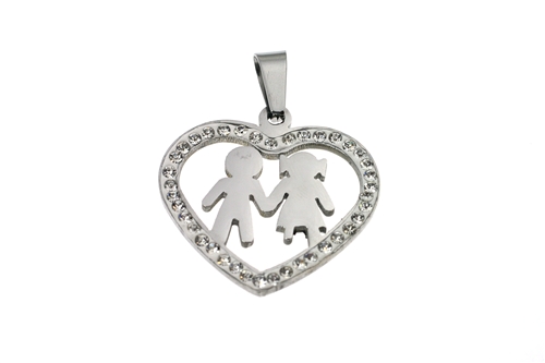 STAINLESS STEEL PENDANT (BOY AND GIRL) / SSC 202