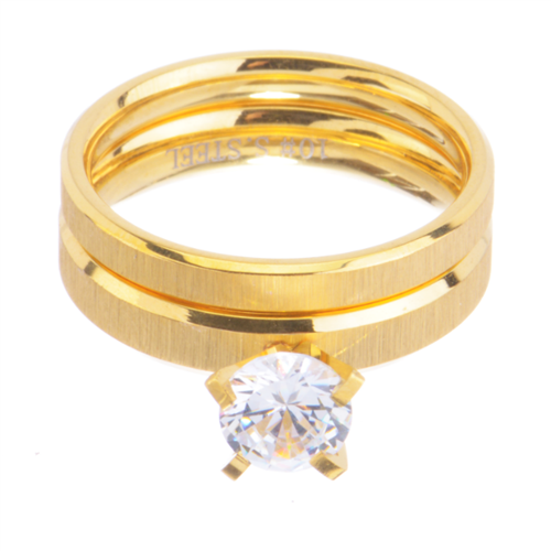 WOMEN'S STAINLESS STEEL WEDDING RING / SSR 321