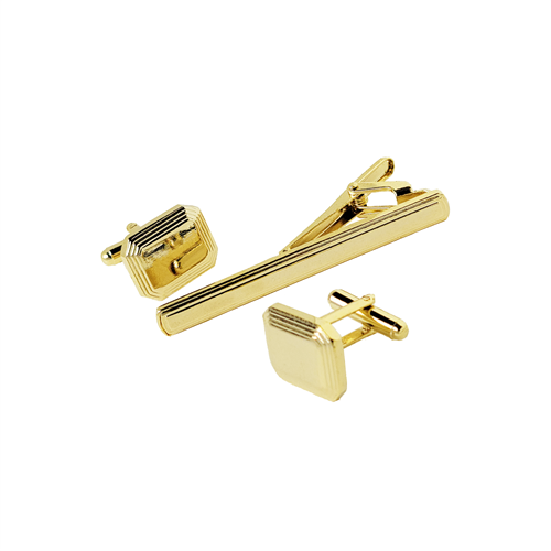 CUFFLINKS & TIE CLIP SET / TCF 001