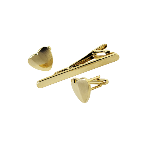 CUFFLINKS & TIE CLIP SET / TCF 006