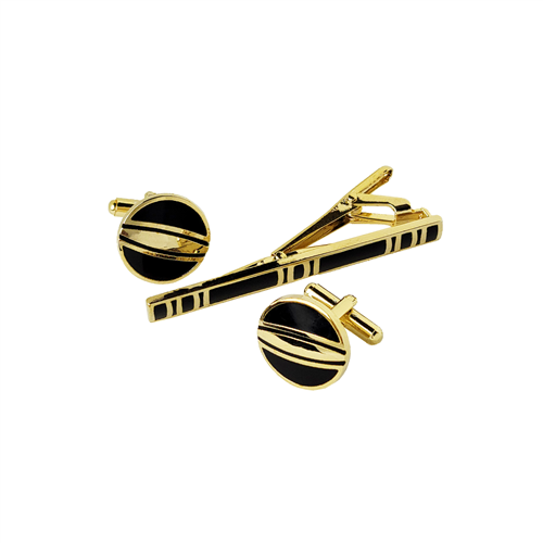 CUFFLINKS & TIE CLIP SET / TCF 017
