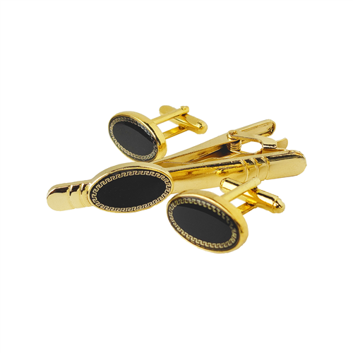 CUFFLINKS & TIE CLIP SET / TCF 033