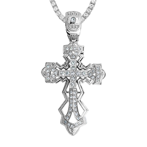 FULL STONE PENDANT AND CHAIN SET / THC 110