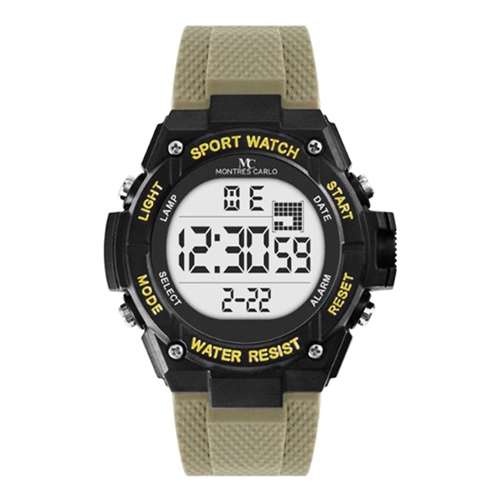 RUBBER BAND DIGITAL WATCH / WR 8676