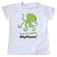 Green Octopus Toddler Tee