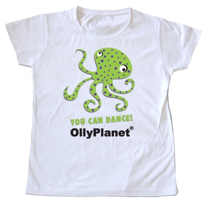 Green Octopus Toddler Tee