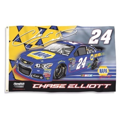 Chase Elliott #24 Napa 3x5 Double Sided Flag