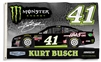 2017 Kurt Busch #41 Monster Energy 3'x5' Double Sided Flag