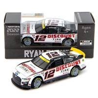 2022 Ryan Blaney #12 Discount Tire 1:64 Scale