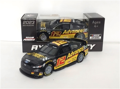2023 Ryan Blaney #12 Advance Auto 1/64 Scale (Foil Numbers)