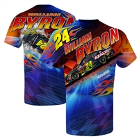 William Byron #24 Axalta Prism Sublimated Dry Fit Adult T-Shirt - Size X-Large