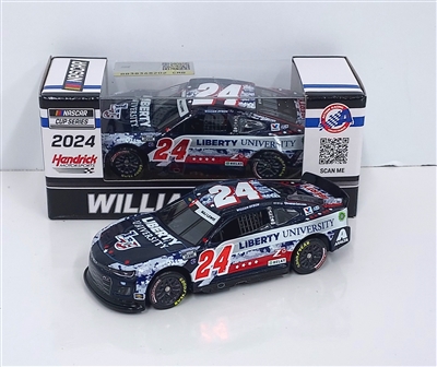 2024 William Byron #24 Liberty University Patriotic 1:64 Scale