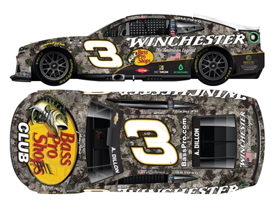 **PreOrder** 2025 Austin Dillon #3 Bass Pro Shops / Winchester 1/64 Scale