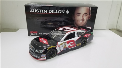 2014 Austin Dillon #3 Dow Rookie 1/24 HOTO Autographed by Richard Chrildress