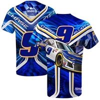 Chase Elliott #9 Napa Prism Sublimated Dry Fit Adult T-Shirt - Size X-Large