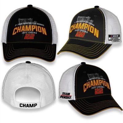 2022 Joey Logano 2X Champion Trophy Mesh Back Hat