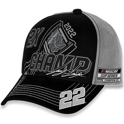 2022 Joey Logano 2X Champion Trophy Hat