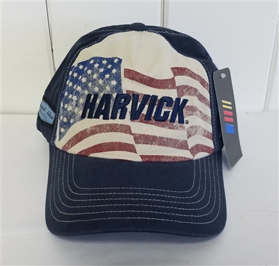 Kevin Harvick #4 American Flag Hat