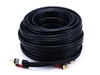WholesaleCables.com 50ft Premium 2 RCA Plug/2 RCA Plug M/M 22AWG Cable - Black 2868