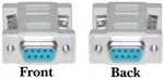 30D1-08400 DB9 Female / DB9 Female, Molded type