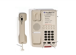 WholesaleCables.com Med-Pat Single-line Hospital Hotel Motel Phone D-5500H