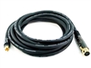 WholesaleCables.com 15ft Premier Series XLR Female to RCA Male 16AWG Cable