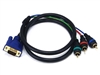 3ft VGA to 3 RCA Component Video Cable (HD15 - 3-RCA) 2409