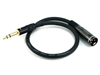 WholesaleCables.com 1.5ft Premier Series XLR Male to 1/4inch TRS Male 16AWG Cable