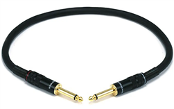 1.5ft Premier Series 1/4in TS Male to Male Audio Cable 16AWG