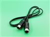 3ft MIDI Cable with 5 Pin DIN Plugs