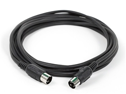 15ft MIDI Cable with 5 Pin DIN Plugs