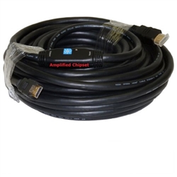 80ft (25m) Premium HDMI cable with Ethernet - Built-in Signal Amplifier in-wall