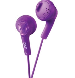 JVC HAF160V Gumy Earbuds soft rubber body (Violet)