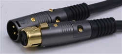 WholesaleCables.com 1.5ft Premier Series XLR Male to XLR Female 16AWG Cable