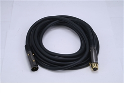 WholesaleCables.com 15ft Premier Series XLR Male to XLR Female 16AWG Cable