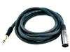 WholesaleCables.com 10ft Premier Series XLR Male to 1/4inch TRS Male 16AWG Cable