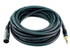 WholesaleCables.com 25ft Premier Series XLR Male to 1/4inch TRS Male 16AWG Cable