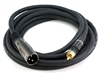 WholesaleCables.com 10ft Premier Series XLR Male to RCA Male 16AWG Cable
