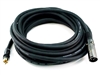 WholesaleCables.com 25ft Premier Series XLR Male to RCA Male 16AWG Cable