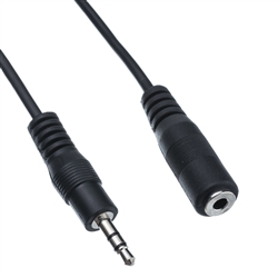 WholesaleCables.com 10A1-01275 75ft 3.5mm Stereo Extension Cable 3.5mm Male to 3.5mm Female