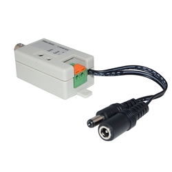 10B1-01210 Active Video Balun Female BNC Connector to Bare Wire Terminals - Camera Side