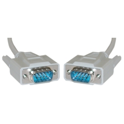 WholesaleCables.com 10D1-03150 50ft Serial Cable DB9 Male UL rated 9 Conductor 1:1