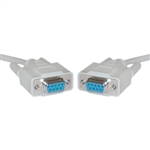 10D1-03410 10ft DB9 Female Serial Cable DB9 Female UL rated 9 Conductor 1:1