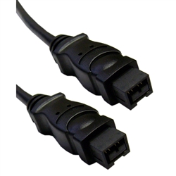 10E3-99010BK 10ft Firewire 800 9 Pin cable Black IEEE-1394b